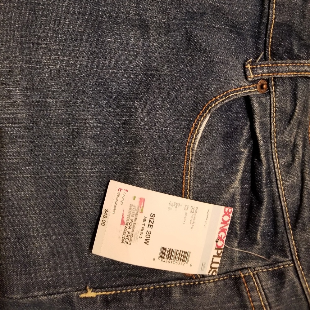 Sold 👍😊 Nwt Bongo plus Jeans Size 20w Flare cut